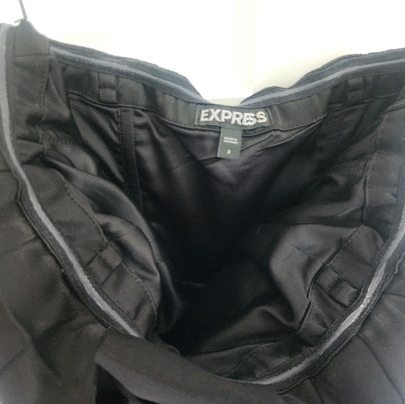 Express Strapless Satin Mini Dress - Picture 5 of 7